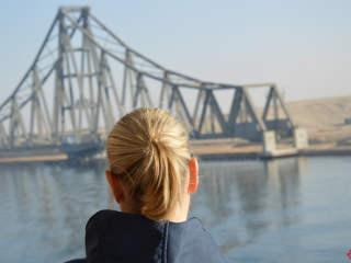 08.08 AM | El Ferdan Railway Bridge | Suez Canal