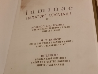 Luminae Signature Cocktails