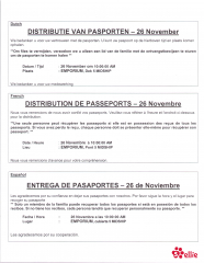 Passport Distribution